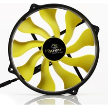 Akasa AK-FN073 "viper R" 12CM Yuva Için 14CM S-Flow Yüksek Performanslı Sessiz Fan