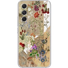 Mobilpad Samsung Galaxy A14 Uyumlu Baskılı Yumuşak Silikon Şeffaf Telefon Kılıfı