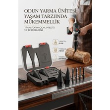 Transformacion Weber Serisi: 6 Parçalı Profesyonel Çelik Odun Yarma Ahşap Ayırma ve Matkap Ucu Seti 722982