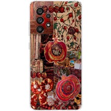 Mobilpad Samsung Galaxy A73 Uyumlu Baskılı Yumuşak Silikon Şeffaf Telefon Kılıfı