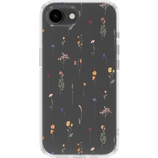 Mobilpad Iphone 16E Uyumlu Baskılı Yumuşak Silikon Şeffaf Telefon Kılıfı