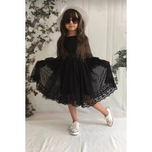 Diamondstar Kız Çocuk Parti Kıyafeti Dogum Günü ve Gösteri Kostümü Elbisesi 2/13 Yaş