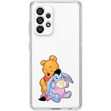 Mobilpad Samsung Galaxy A73 Uyumlu Baskılı Yumuşak Silikon Şeffaf Telefon Kılıfı