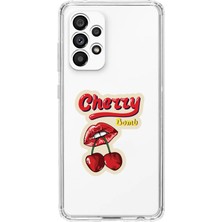 Mobilpad Samsung Galaxy A73 Uyumlu Baskılı Yumuşak Silikon Şeffaf Telefon Kılıfı