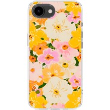 Mobilpad Iphone 16E Uyumlu Baskılı Yumuşak Silikon Şeffaf Telefon Kılıfı