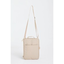 Roxbros Ipad A16 Uyumlu Askılı Tablet Çantası - Su Geçirmez Koruyucu Bölmeli Tablet Kılıfı