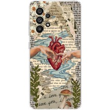 Mobilpad Samsung Galaxy A73 Uyumlu Baskılı Yumuşak Silikon Şeffaf Telefon Kılıfı