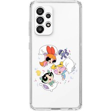 Mobilpad Samsung Galaxy A53 Uyumlu Baskılı Yumuşak Silikon Şeffaf Telefon Kılıfı