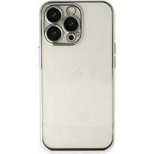Hnrlishp Newface Iphone 14  Kılıf Razer Lensli Silikon - Gümüş