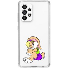 Mobilpad Samsung Galaxy A72 Uyumlu Baskılı Yumuşak Silikon Şeffaf Telefon Kılıfı