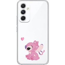 Mobilpad Samsung Galaxy A14 Uyumlu Baskılı Yumuşak Silikon Şeffaf Telefon Kılıfı