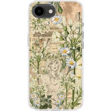 Mobilpad Iphone 16E Uyumlu Baskılı Yumuşak Silikon Şeffaf Telefon Kılıfı