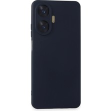 Hnrlishp Newface Realme C55 Kılıf Nano Içi Kadife Silikon - Lacivert