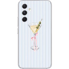 Mobilpad Samsung Galaxy A14 Uyumlu Baskılı Yumuşak Silikon Şeffaf Telefon Kılıfı