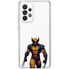 Mobilpad Samsung Galaxy A73 Uyumlu Baskılı Yumuşak Silikon Şeffaf Telefon Kılıfı