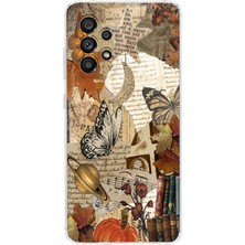 Mobilpad Samsung Galaxy A73 Uyumlu Baskılı Yumuşak Silikon Şeffaf Telefon Kılıfı