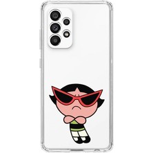 Mobilpad Samsung Galaxy A32 Uyumlu Baskılı Yumuşak Silikon Şeffaf Telefon Kılıfı