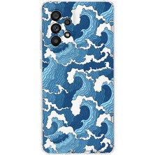 Mobilpad Samsung Galaxy A72 Uyumlu Baskılı Yumuşak Silikon Şeffaf Telefon Kılıfı