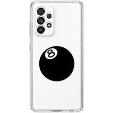 Mobilpad Samsung Galaxy A73 Uyumlu Baskılı Yumuşak Silikon Şeffaf Telefon Kılıfı