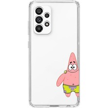 Mobilpad Samsung Galaxy A32 Uyumlu Baskılı Yumuşak Silikon Şeffaf Telefon Kılıfı