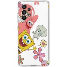 Mobilpad Samsung Galaxy A32 Uyumlu Baskılı Yumuşak Silikon Şeffaf Telefon Kılıfı