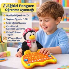 Konusan Penguen Eğitici Ilk Tabletim Sesli ,soru Cevaplı Eğitici Klavyeli
