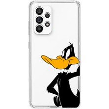 Mobilpad Samsung Galaxy A72 Uyumlu Baskılı Yumuşak Silikon Şeffaf Telefon Kılıfı