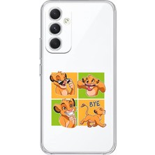 Mobilpad Samsung Galaxy A14 Uyumlu Baskılı Yumuşak Silikon Şeffaf Telefon Kılıfı