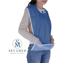 Hasta Bakım Önlüğü Kıyafeti Hasta Yemek Mama Önlüğü Örtüsü 5 Adet Kırmed