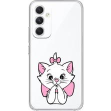 Mobilpad Samsung Galaxy A14 Uyumlu Baskılı Yumuşak Silikon Şeffaf Telefon Kılıfı