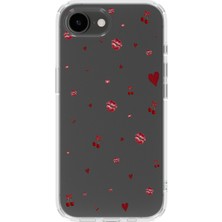 Mobilpad Iphone 16E Uyumlu Baskılı Yumuşak Silikon Şeffaf Telefon Kılıfı