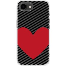 Mobilpad Iphone 16E Uyumlu Baskılı Yumuşak Silikon Şeffaf Telefon Kılıfı