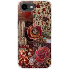 Mobilpad Iphone 16E Uyumlu Baskılı Yumuşak Silikon Şeffaf Telefon Kılıfı