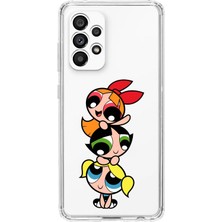 Mobilpad Samsung Galaxy A73 Uyumlu Baskılı Yumuşak Silikon Şeffaf Telefon Kılıfı