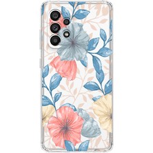 Mobilpad Samsung Galaxy A32 Uyumlu Baskılı Yumuşak Silikon Şeffaf Telefon Kılıfı