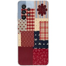 Mobilpad Samsung Galaxy A32 Uyumlu Baskılı Yumuşak Silikon Şeffaf Telefon Kılıfı