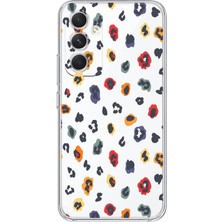 Mobilpad Samsung Galaxy A14 Uyumlu Baskılı Yumuşak Silikon Şeffaf Telefon Kılıfı