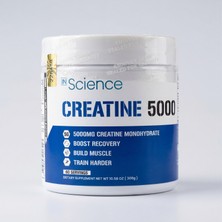 In Science Nutrition Saf Creatine (Kreatin) Monohidrat 300 gr Toz 5000 Mg (60 Servis) - Aromasız Güç ve Kas Performansı