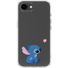 Mobilpad Iphone 16E Uyumlu Baskılı Yumuşak Silikon Şeffaf Telefon Kılıfı