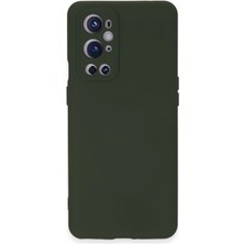 Hnrlishp Newface One Plus 9  Kılıf Nano Içi Kadife Silikon - Koyu Yeşil