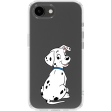 Mobilpad Iphone 16E Uyumlu Baskılı Yumuşak Silikon Şeffaf Telefon Kılıfı