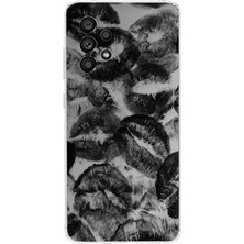 Mobilpad Samsung Galaxy A72 Uyumlu Baskılı Yumuşak Silikon Şeffaf Telefon Kılıfı