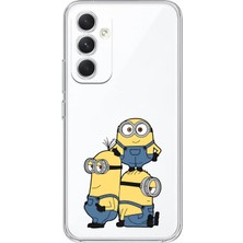 Mobilpad Samsung Galaxy A14 Uyumlu Baskılı Yumuşak Silikon Şeffaf Telefon Kılıfı