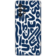 Mobilpad Samsung Galaxy A73 Uyumlu Baskılı Yumuşak Silikon Şeffaf Telefon Kılıfı