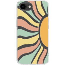 Mobilpad Iphone 16E Uyumlu Baskılı Yumuşak Silikon Şeffaf Telefon Kılıfı