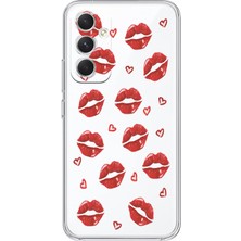 Mobilpad Samsung Galaxy A14 Uyumlu Baskılı Yumuşak Silikon Şeffaf Telefon Kılıfı