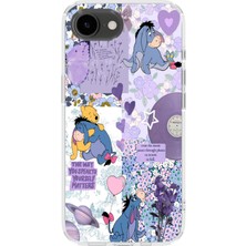 Mobilpad Iphone 16E Uyumlu Baskılı Yumuşak Silikon Şeffaf Telefon Kılıfı