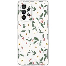 Mobilpad Samsung Galaxy A73 Uyumlu Baskılı Yumuşak Silikon Şeffaf Telefon Kılıfı