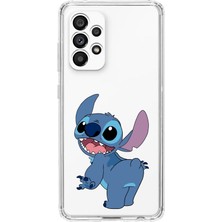 Mobilpad Samsung Galaxy A72 Uyumlu Baskılı Yumuşak Silikon Şeffaf Telefon Kılıfı