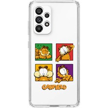 Mobilpad Samsung Galaxy A72 Uyumlu Baskılı Yumuşak Silikon Şeffaf Telefon Kılıfı